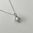 Champignon aka Mushroom Necklace- Silver