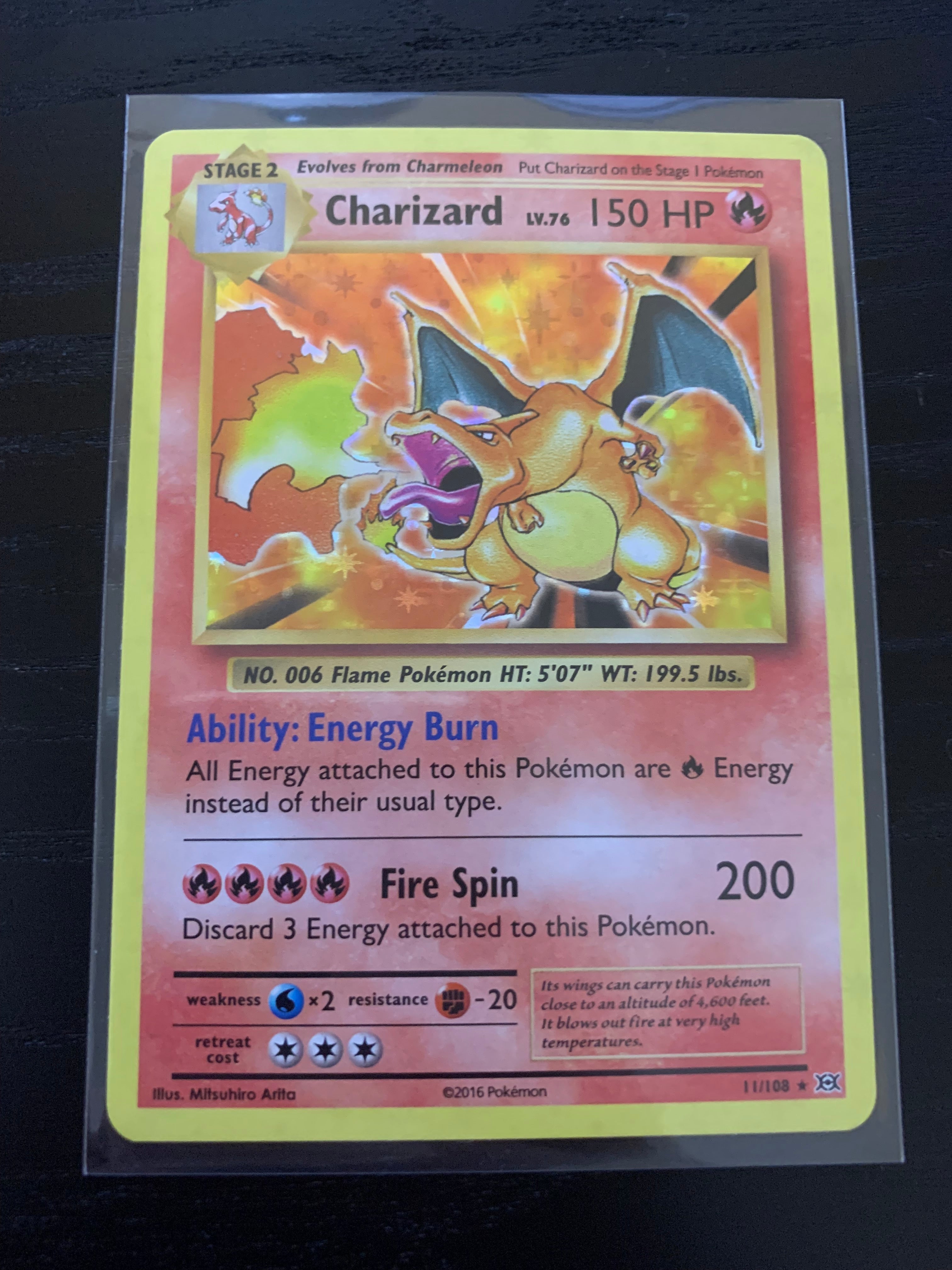 Charizard - 11/108 - Holo Rare