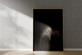 Charles Angrand - The Good Samaritan Art Print: Dreamlike Charcoal Drawing