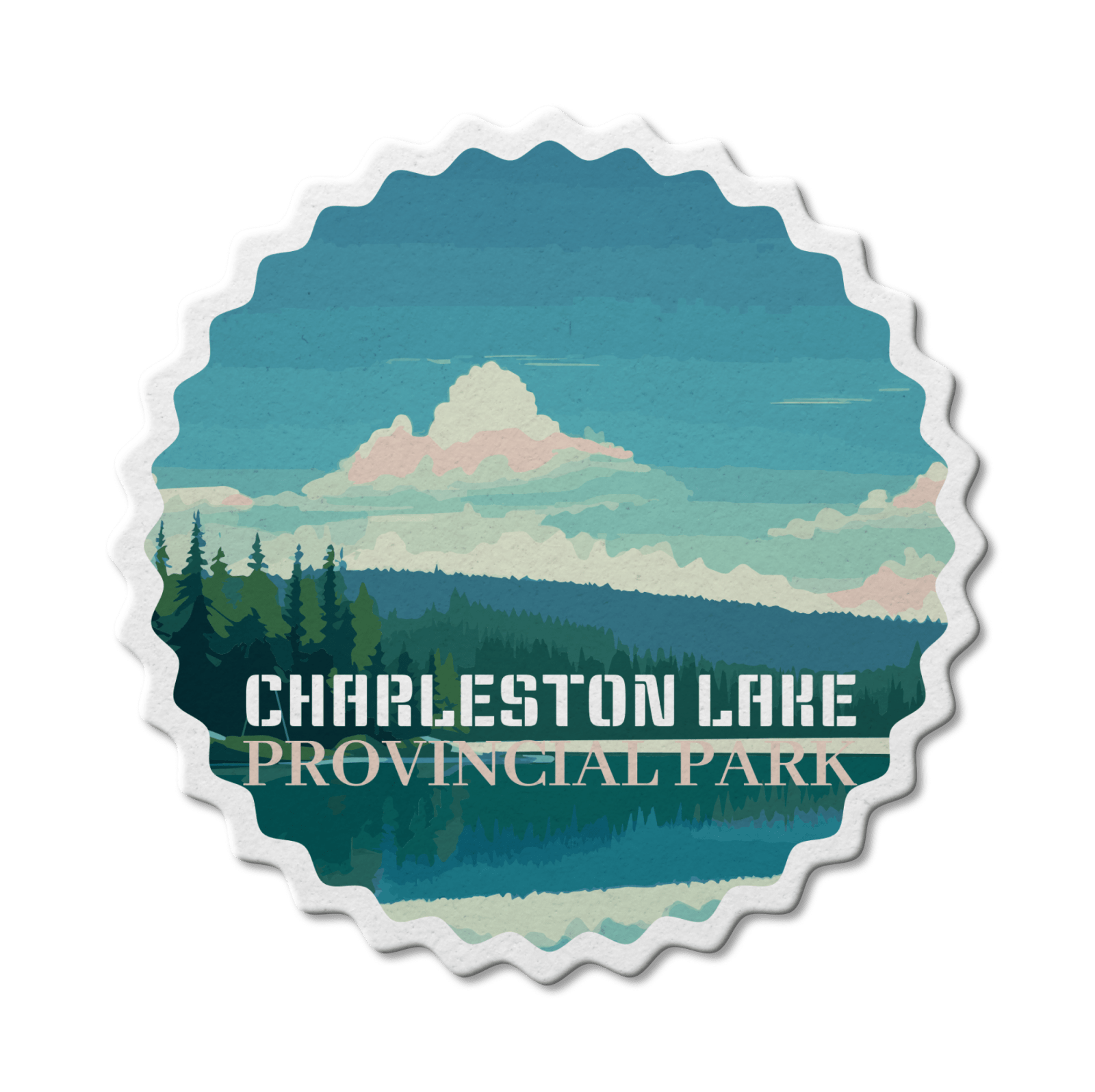 Charleston Lake Ontario Provincial Park Waterproof Vinyl Sticker, Canada Parks