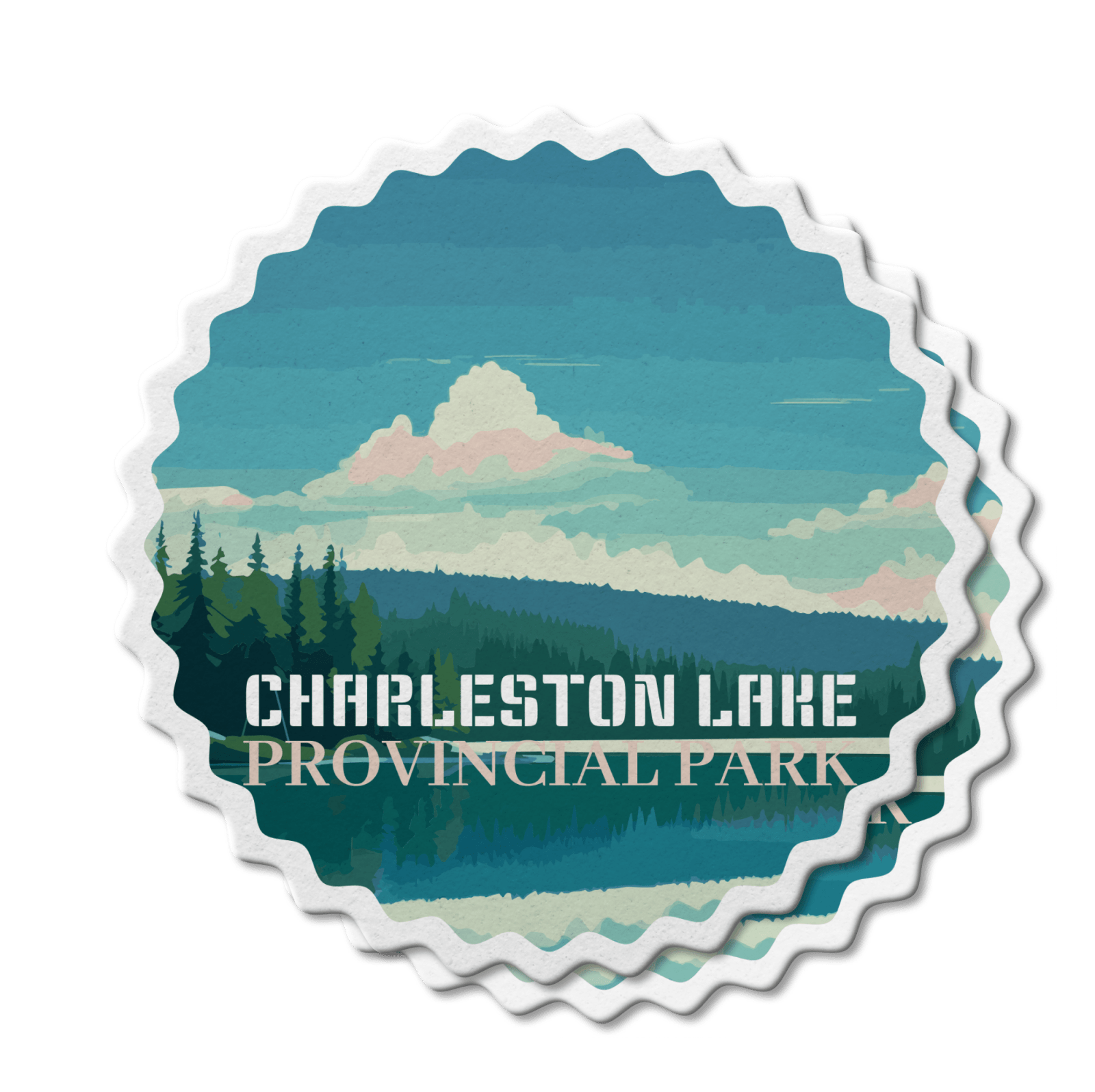 Charleston Lake Ontario Provincial Park Waterproof Vinyl Sticker, Canada Parks