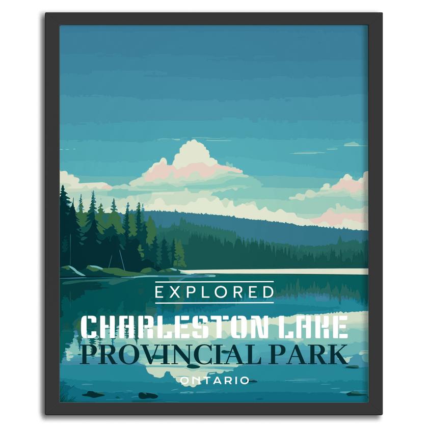 Charleston Provincial Park 'Explored' Poster, Canada Parks