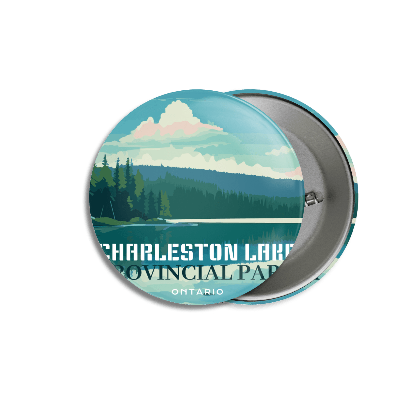 Charleston Provincial Park of Ontario Pinback Button, Canada Parks