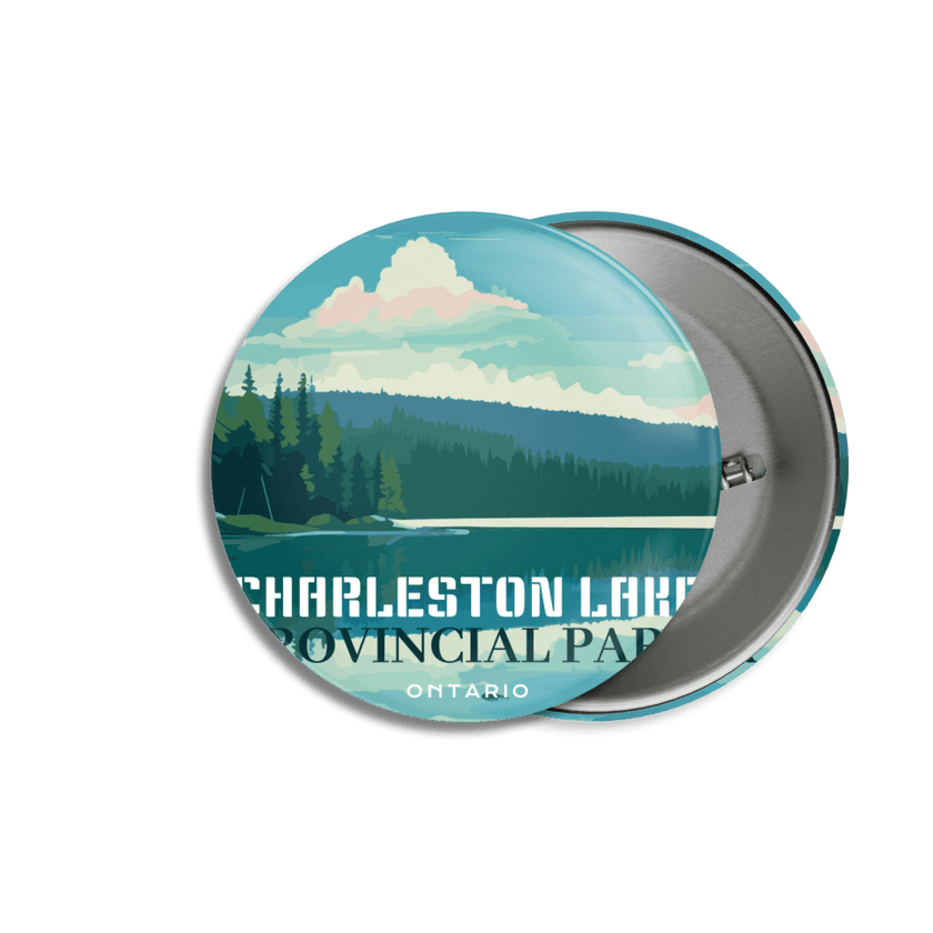 Charleston Provincial Park of Ontario Pinback Button, Canada Parks