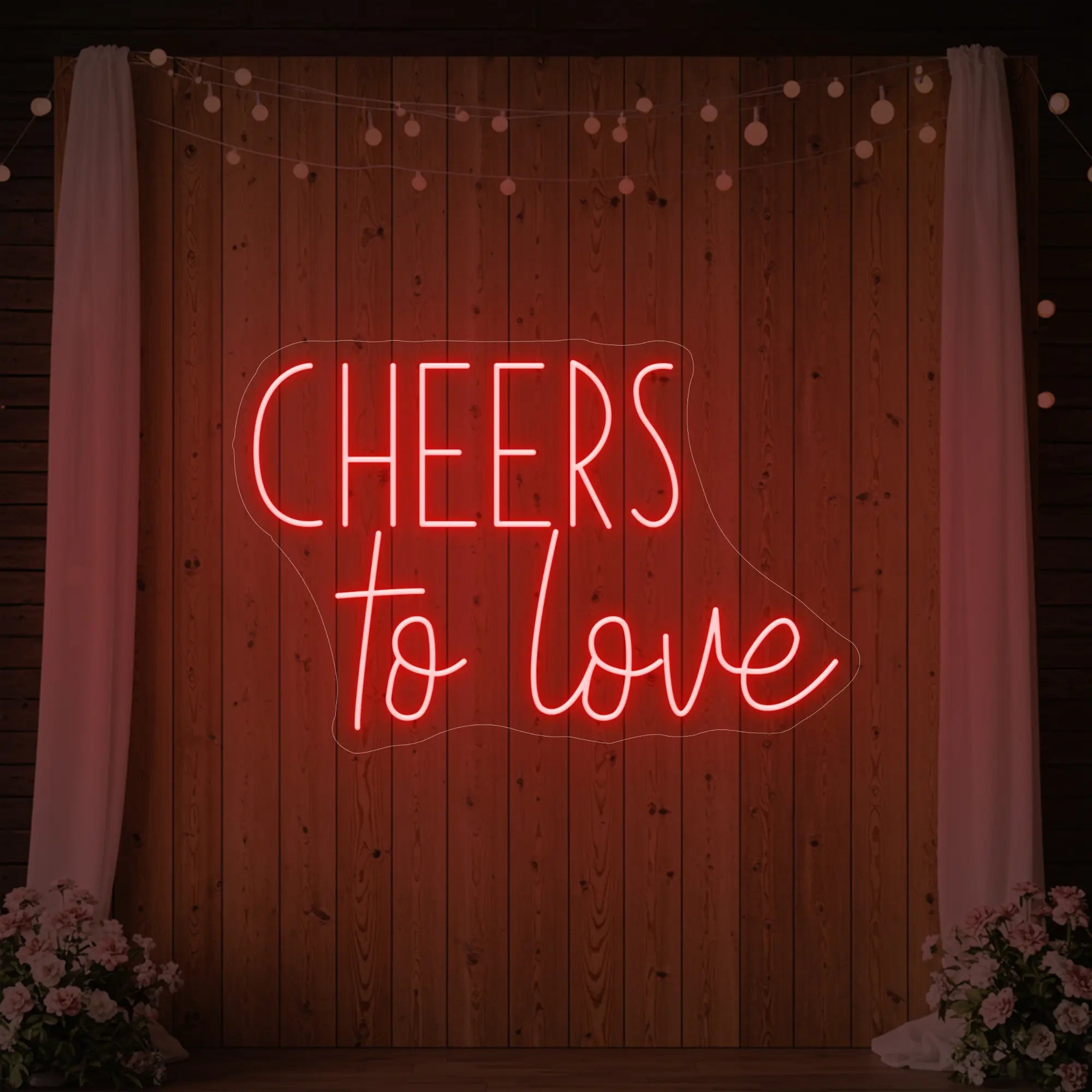 Cheers To Love V1 Neon Sign