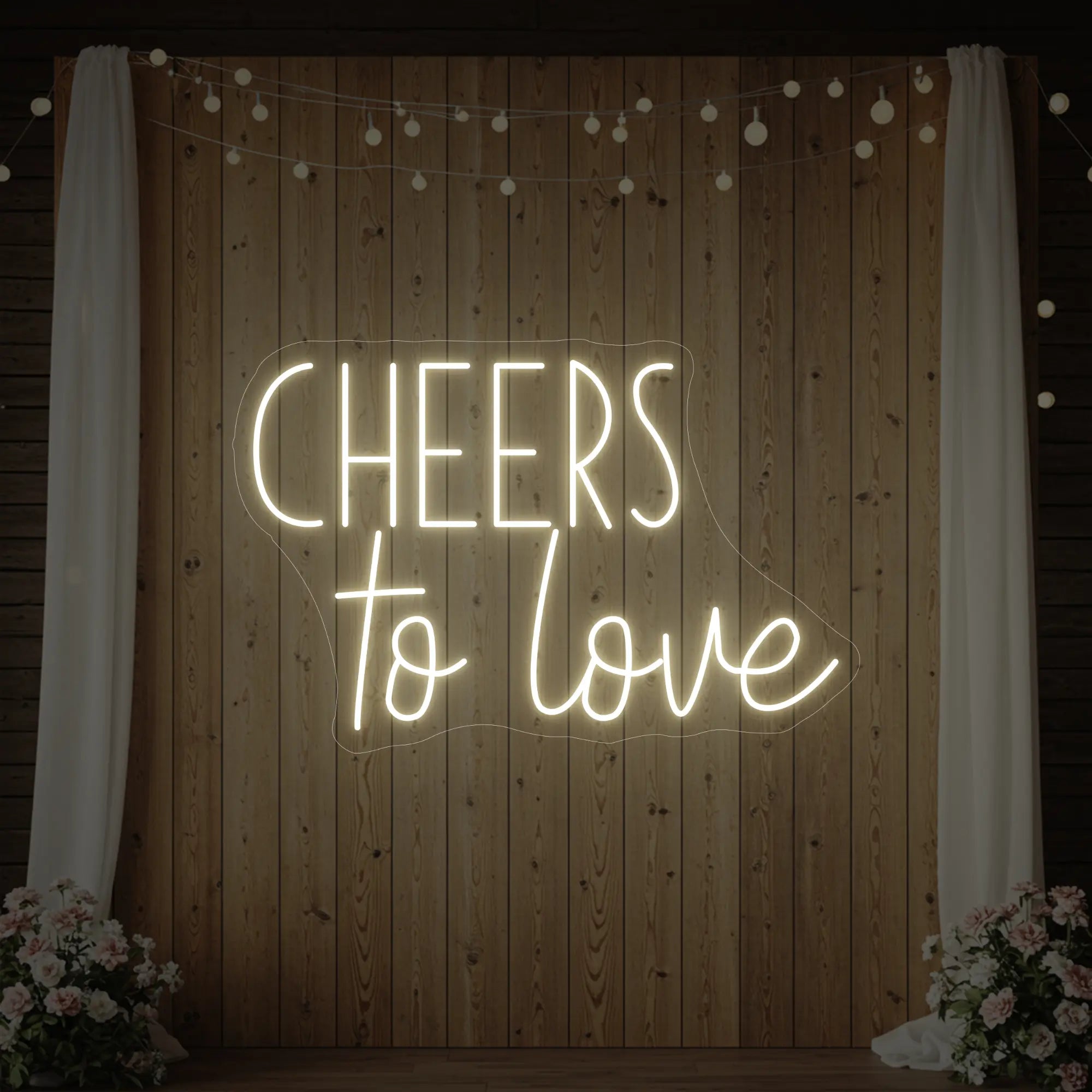 Cheers To Love V1 Neon Sign