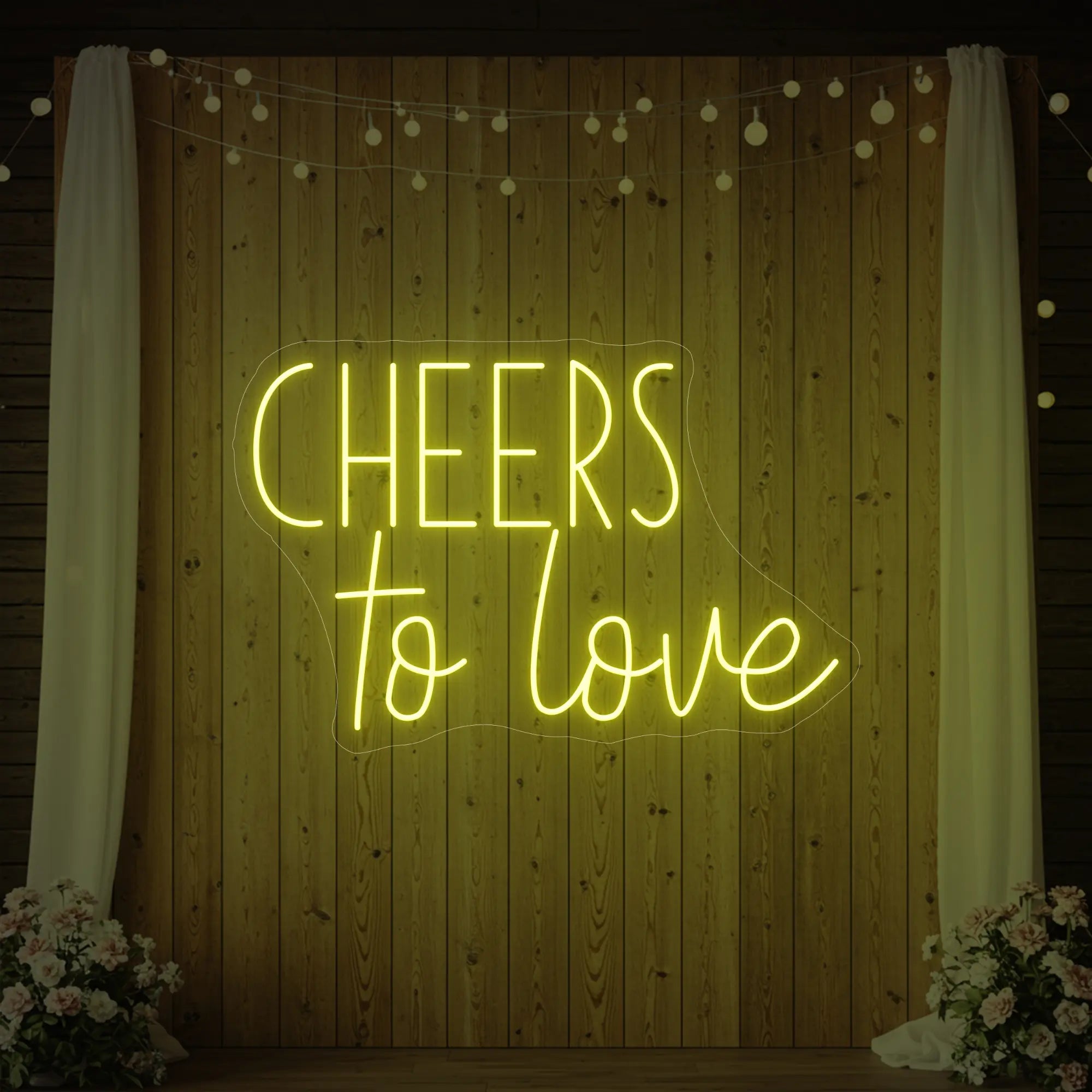 Cheers To Love V1 Neon Sign