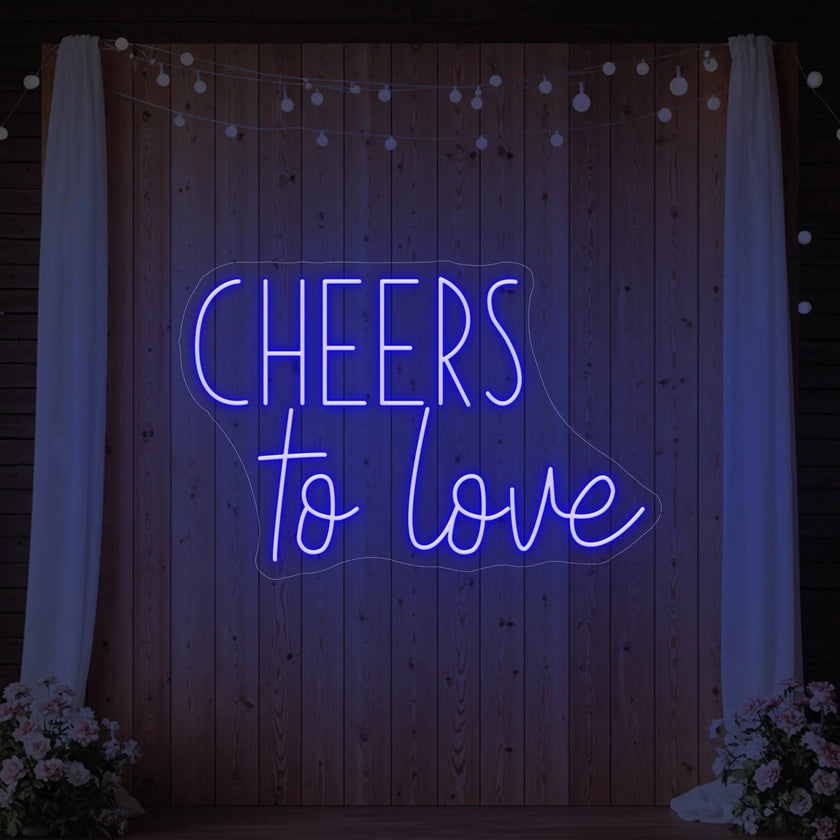 Cheers To Love V1 Neon Sign