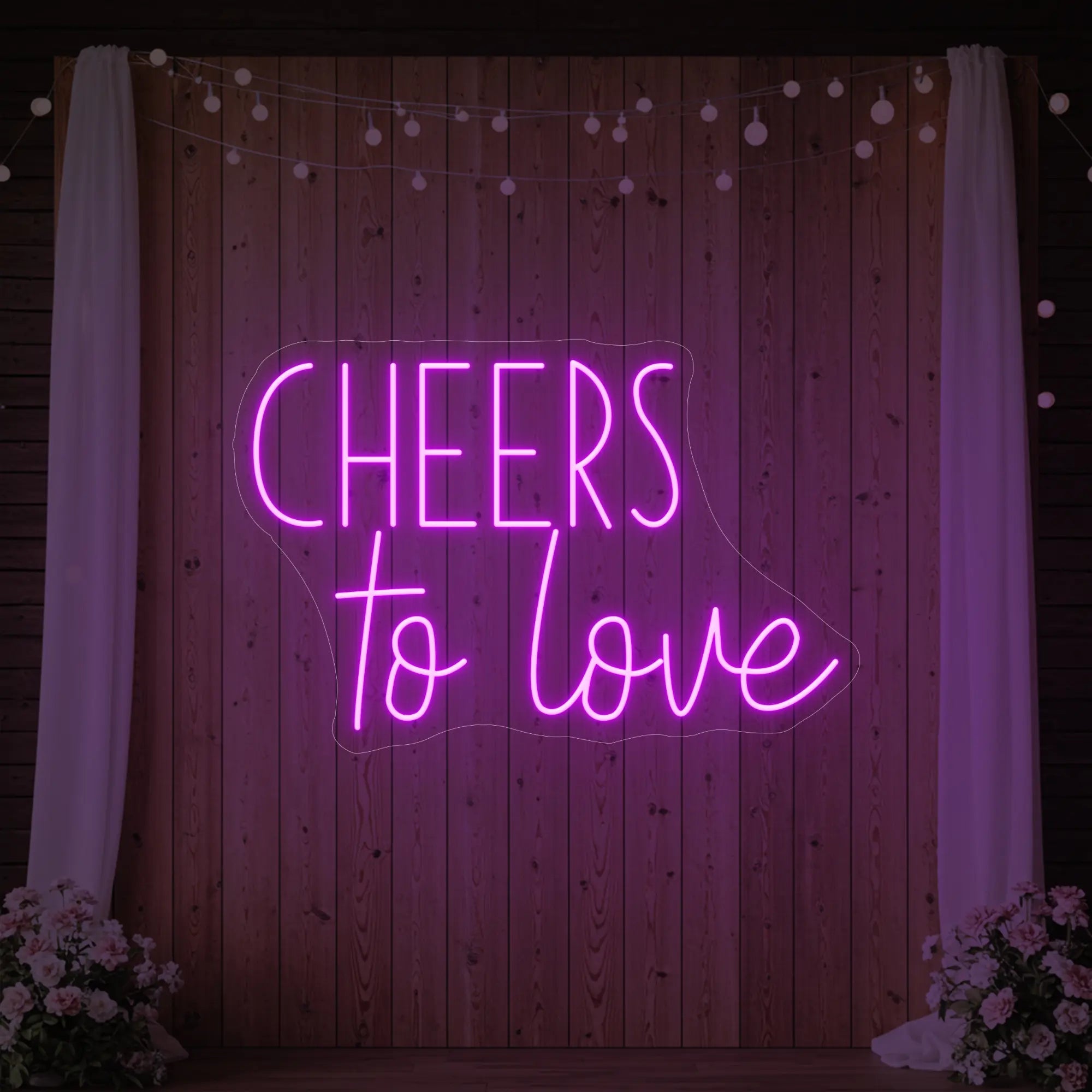Cheers To Love V1 Neon Sign