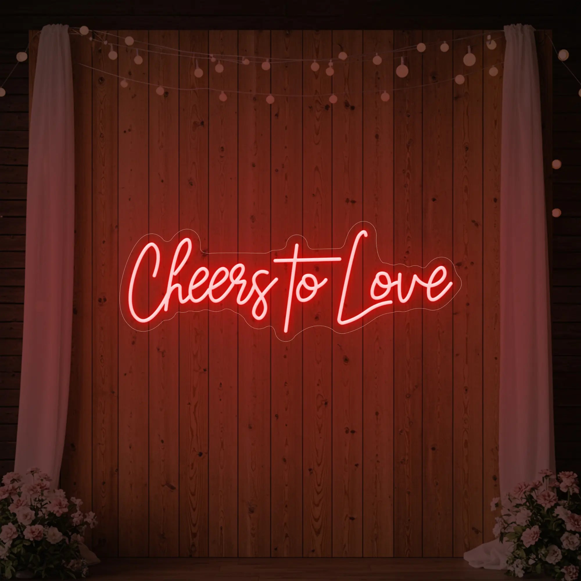 Cheers To Love V2 Neon Sign