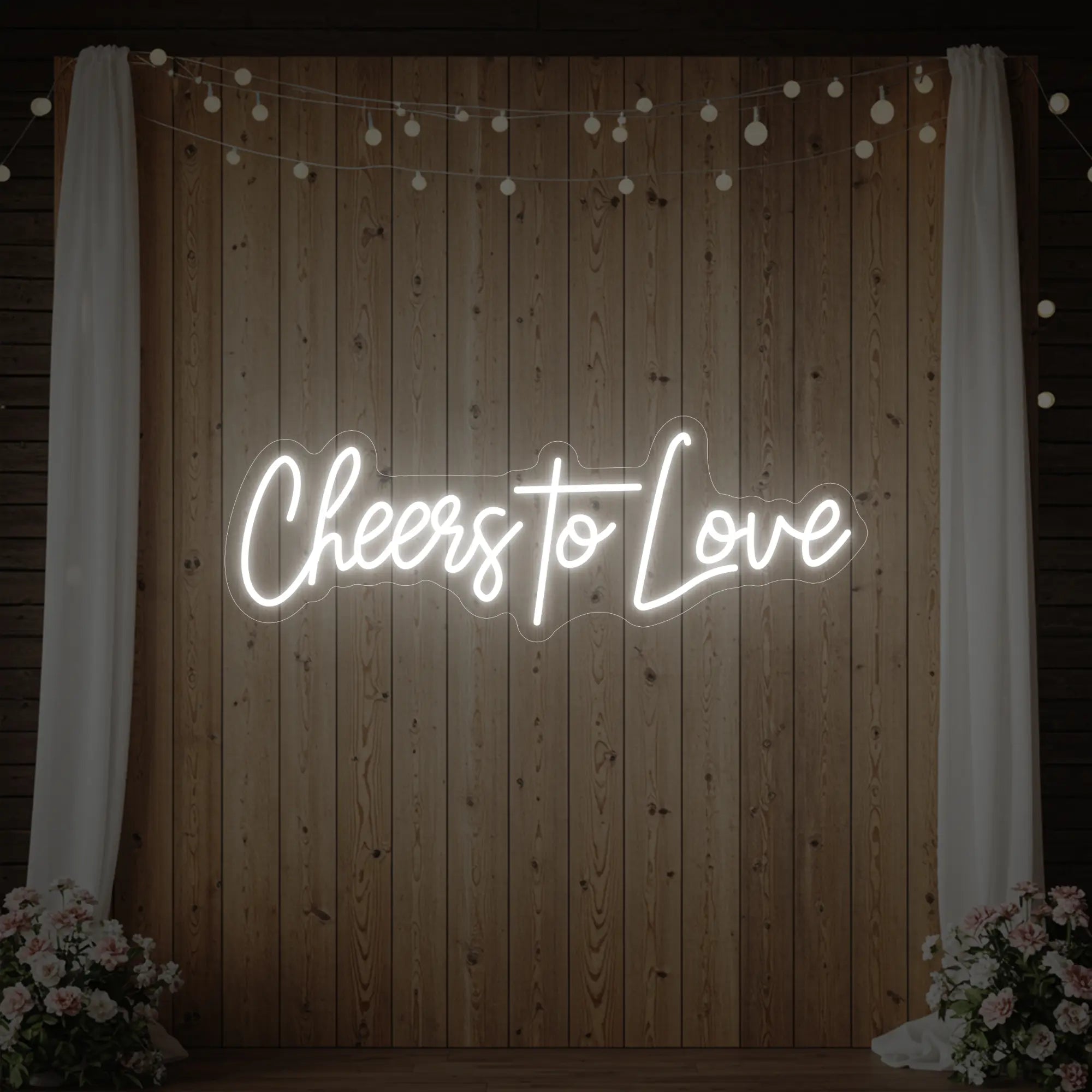 Cheers To Love V2 Neon Sign