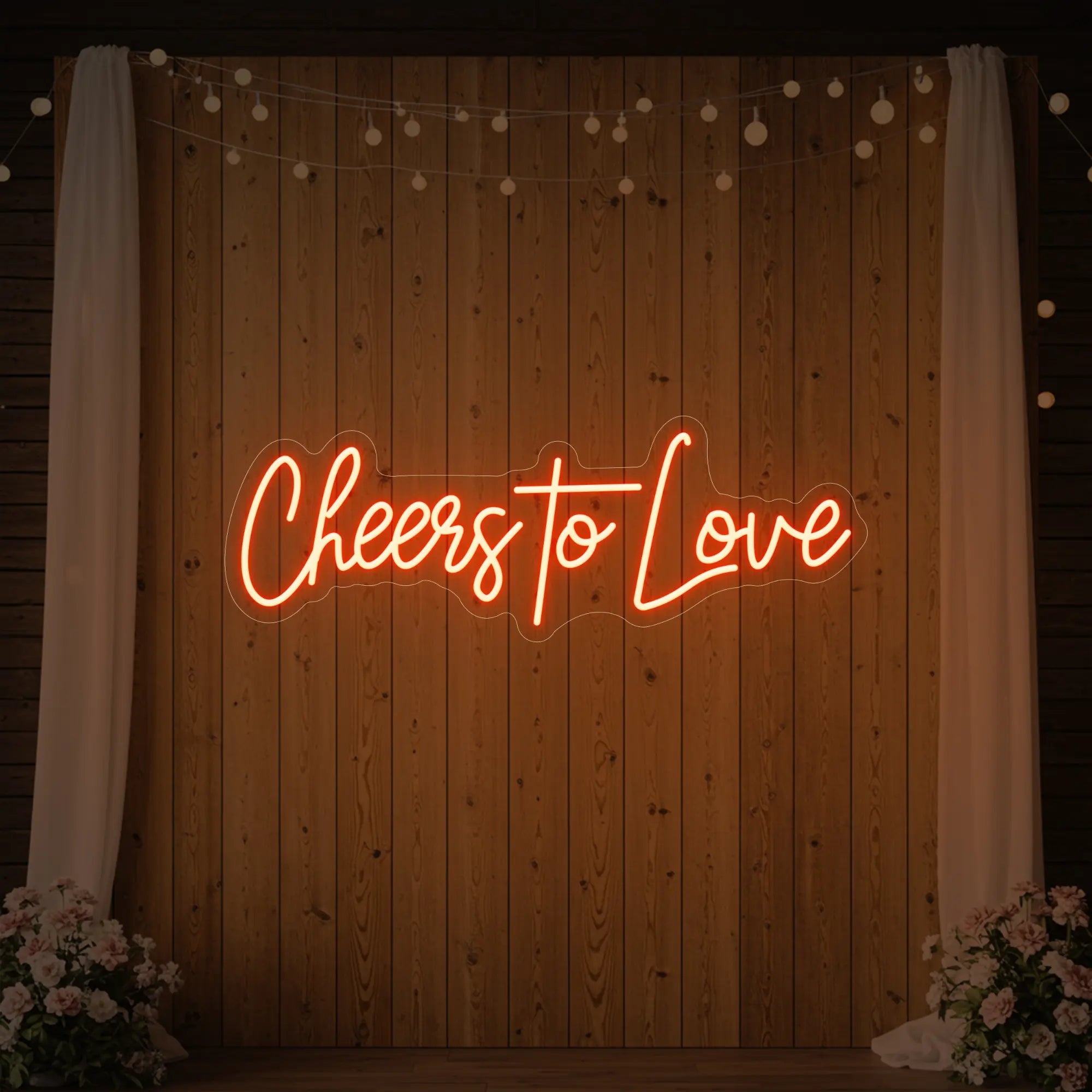 Cheers To Love V2 Neon Sign