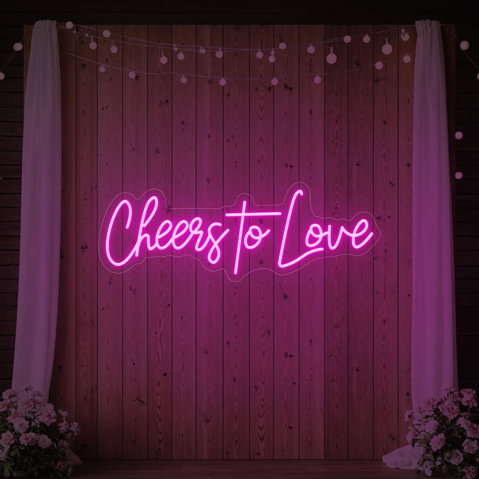 Cheers To Love V2 Neon Sign