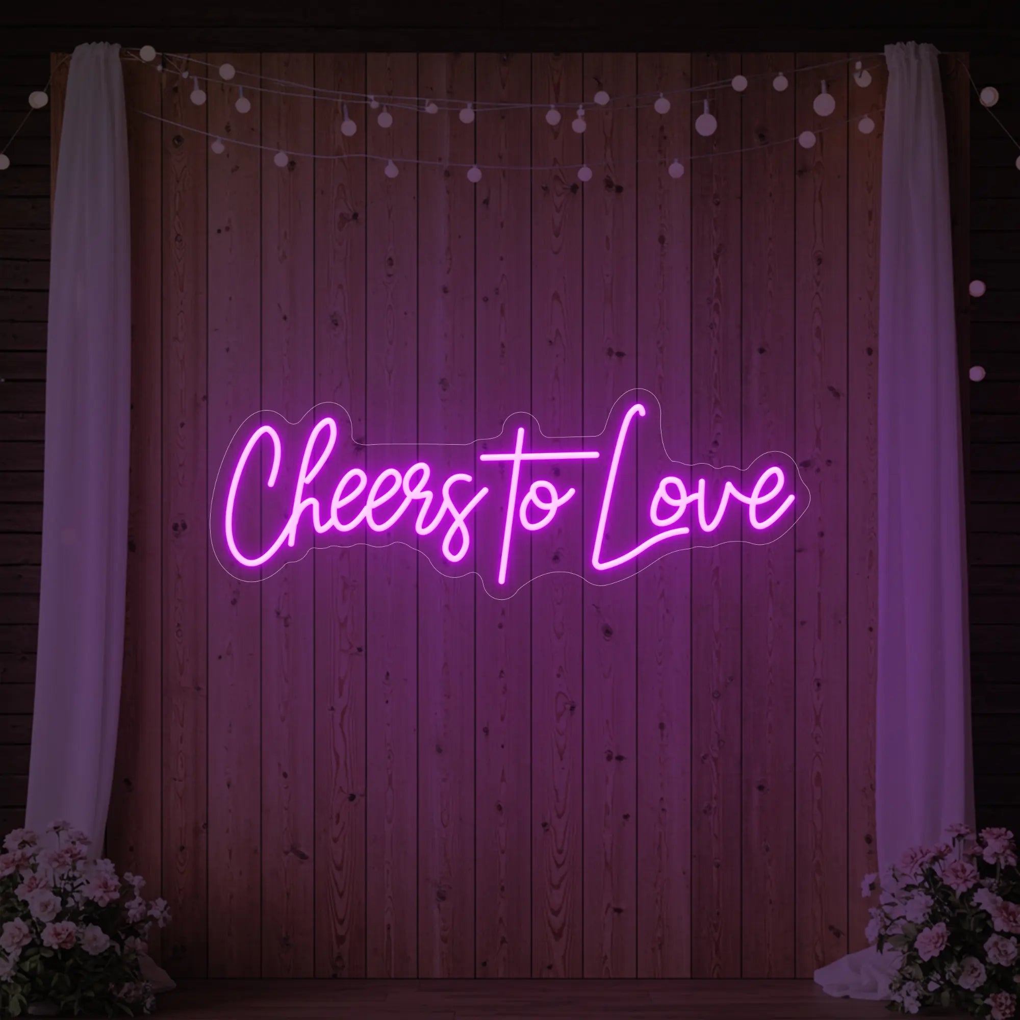 Cheers To Love V2 Neon Sign