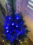 60 LED Blue Lights: 10 Strands
