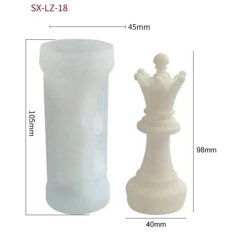 Chess Scented Candle Silicone Mold DIY