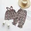 Chiffon vest trousers children's clothing summer new Baby Girl Cloth set