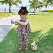 Chiffon vest trousers children's clothing summer new Baby Girl Cloth set