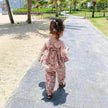 Chiffon vest trousers children's clothing summer new Baby Girl Cloth set
