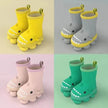 Children Boys Girls Cute Cartoon Waterproof Shoes Safety Rubber Shark Slippers Kids Rain Boots