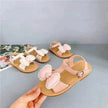 Children'S Fashion Korean Girls Casual Sandals Bowknot Velcro Kids Shoes