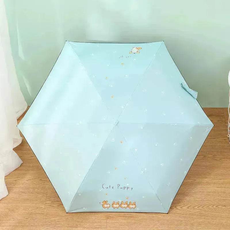 Children's Umbrella Off Sunscreen And Windproof Cartoon Umbrella Girl