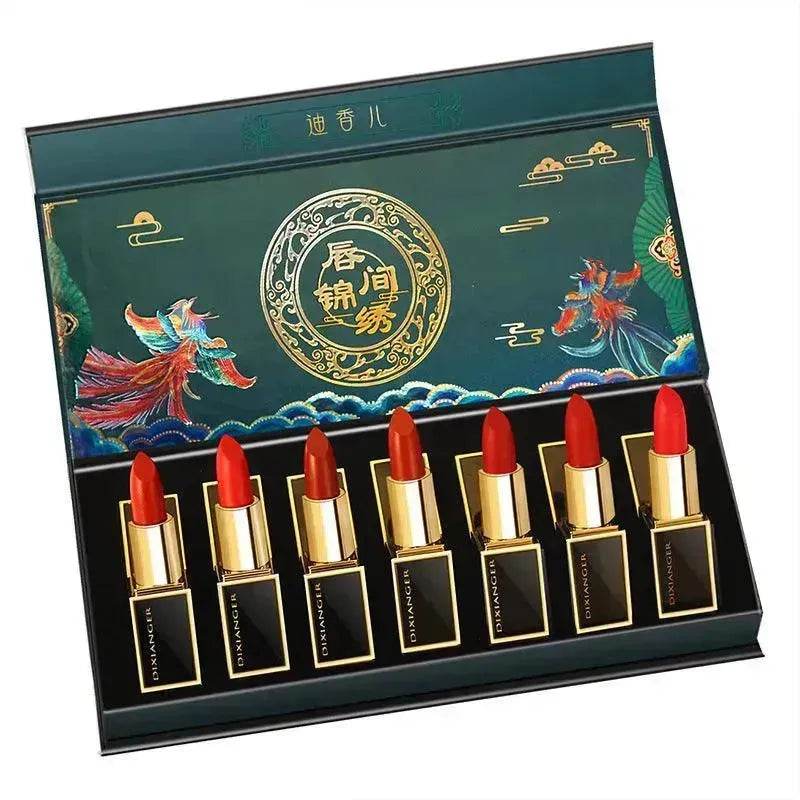 Chinese style imperial palace carved lipstick
