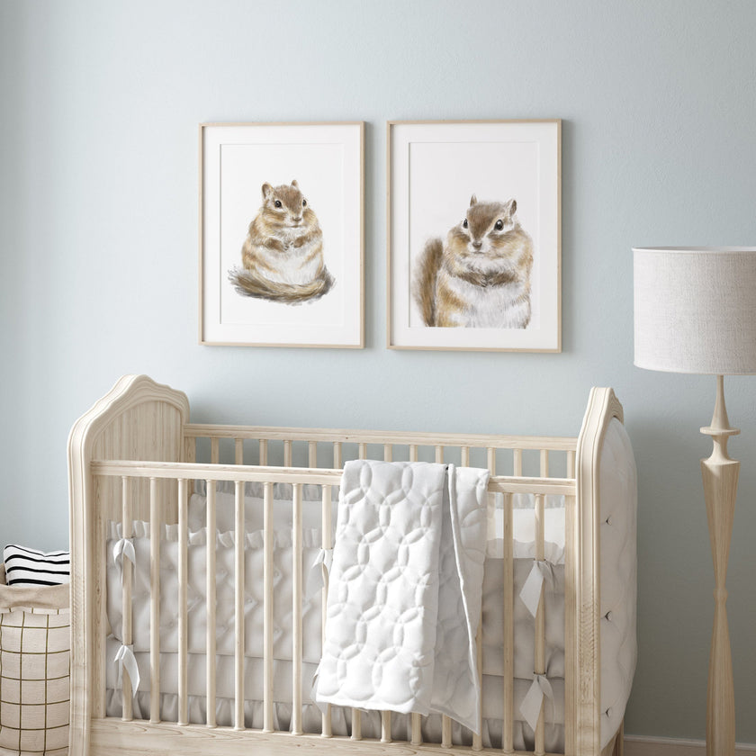Chipmunk Print Set