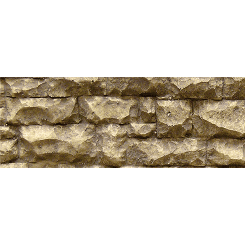 Chooch Enterprises #8254 HO / O Flexible Random Stone Wall w/ Self-Adhesive Backing Large Stones NIB