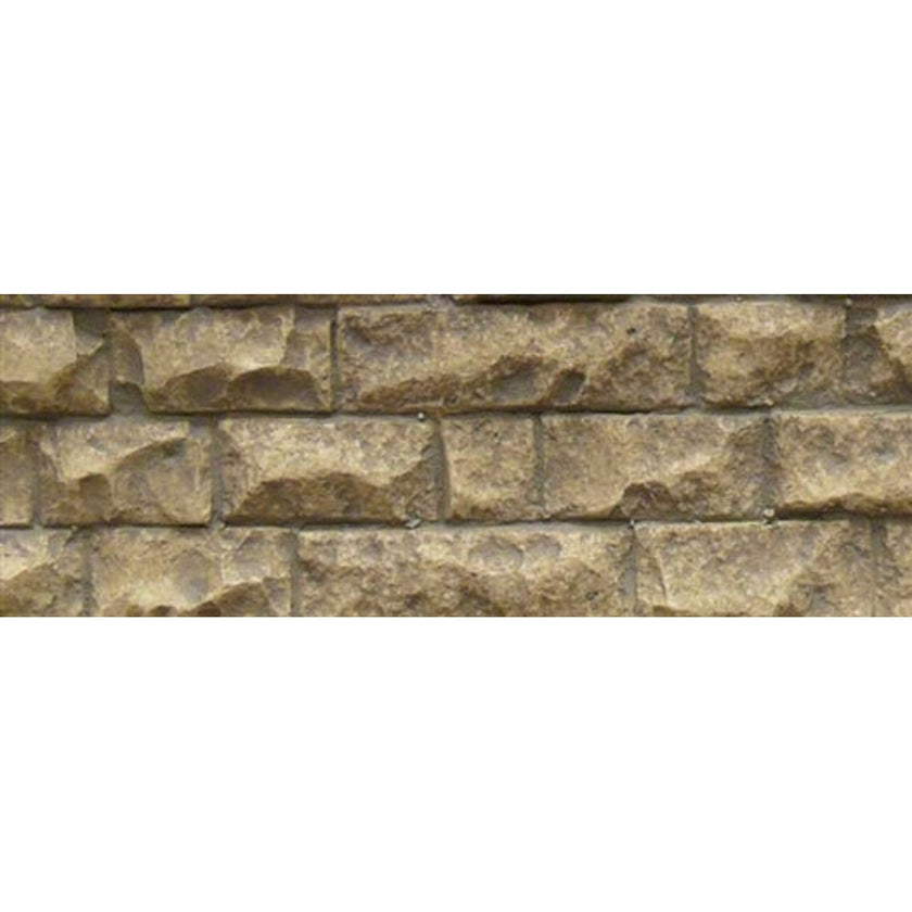Chooch Enterprises #8262 HO / O Flexible Random Stone Wall w/ Self-Adhesive Backing Medium Stones NIB