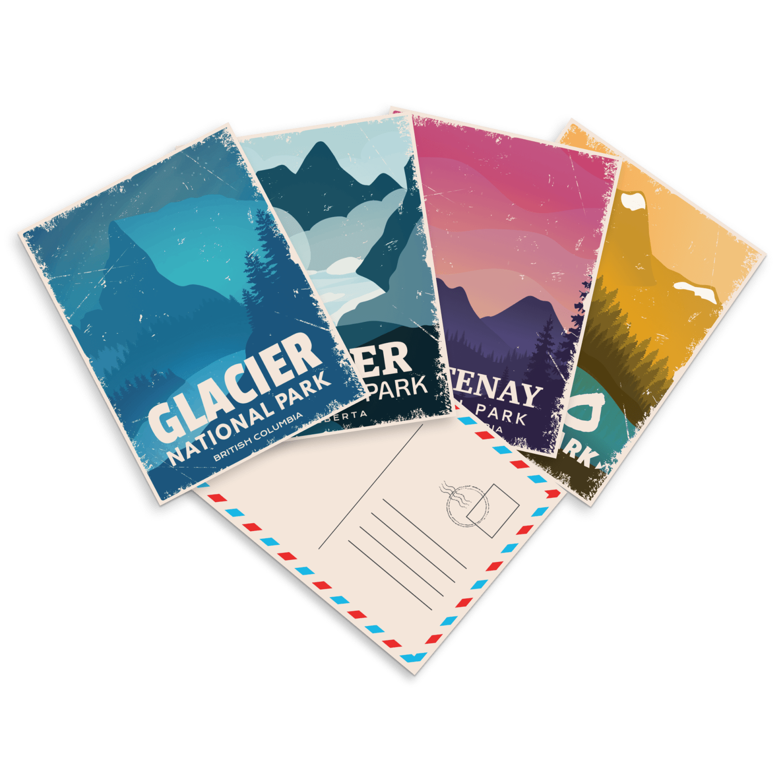 Canada National & Provincial Park Postcards, Canada Parks