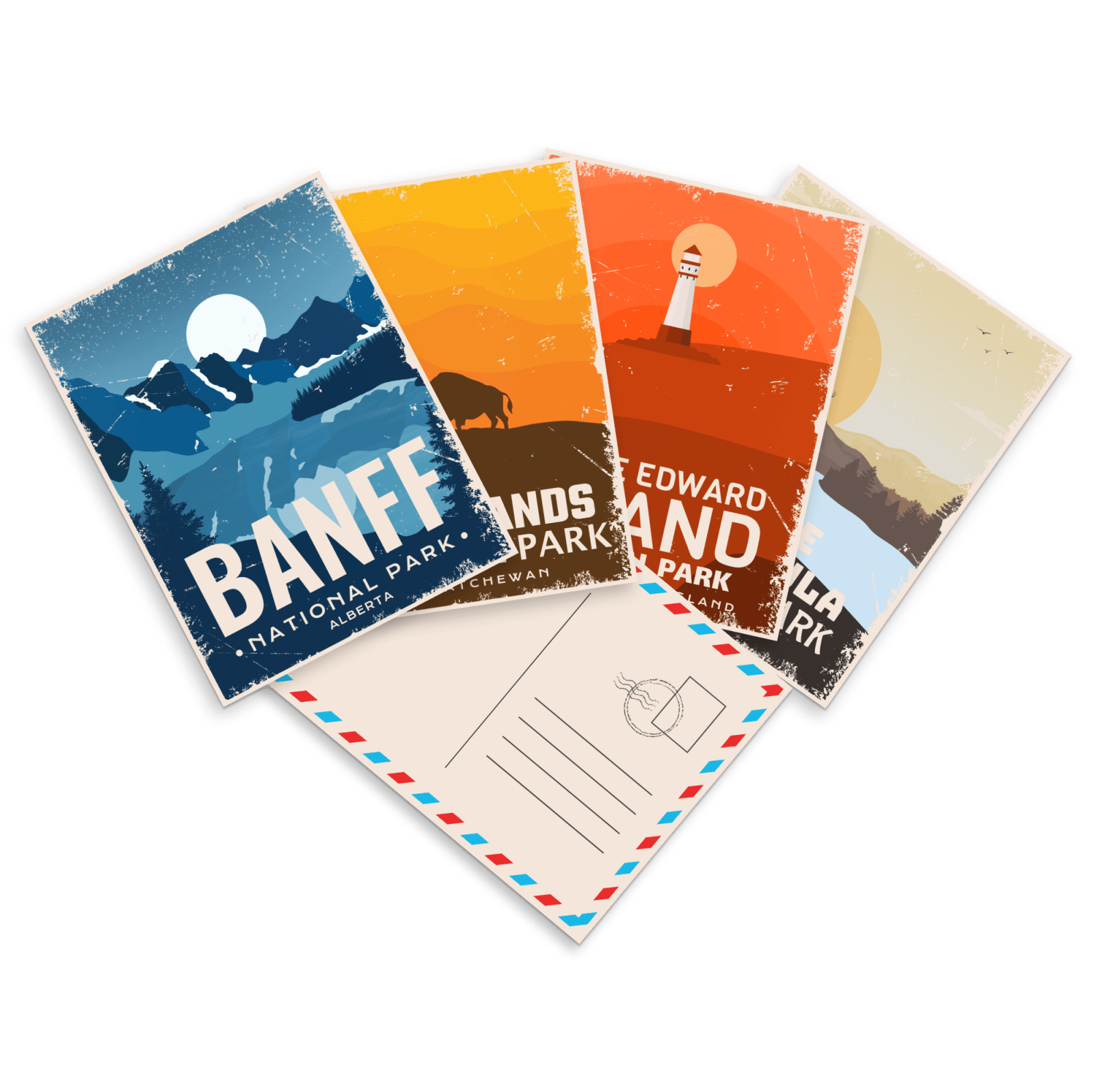 Canada National & Provincial Park Postcards, Canada Parks