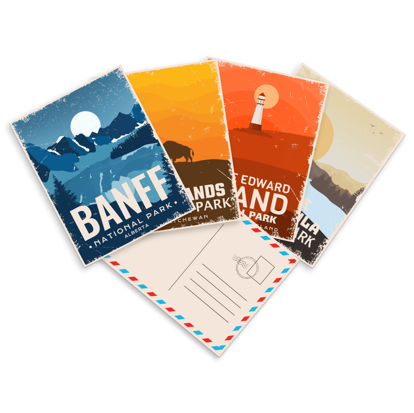 Canada National & Provincial Park Postcards, Canada Parks