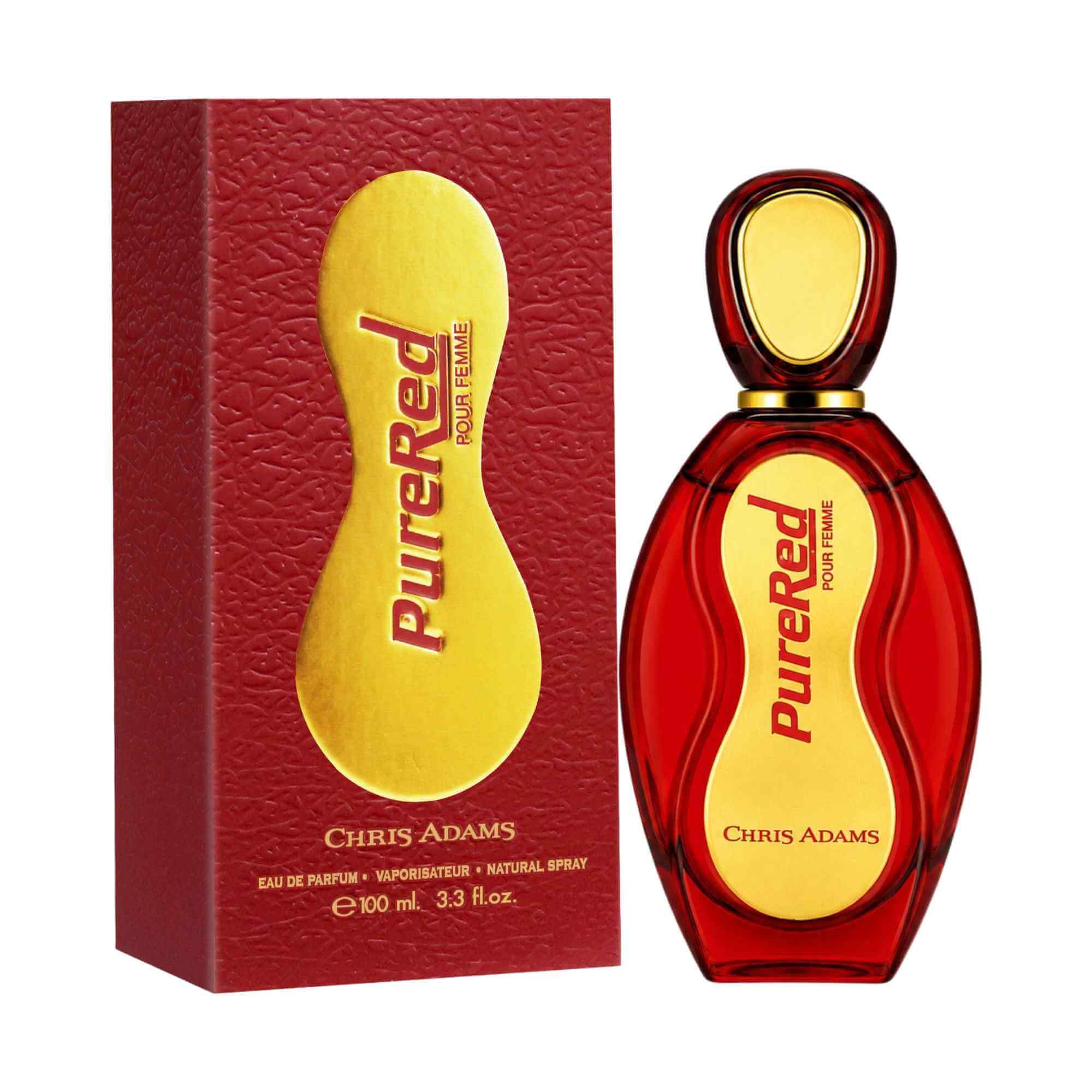 Chris Adams Pure Red Eau de Parfum for Women 100mL (3.4 oz)