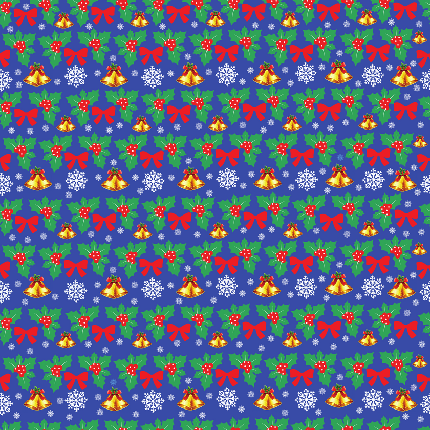 Christmas Bells  Adhesive Vinyl Pattern