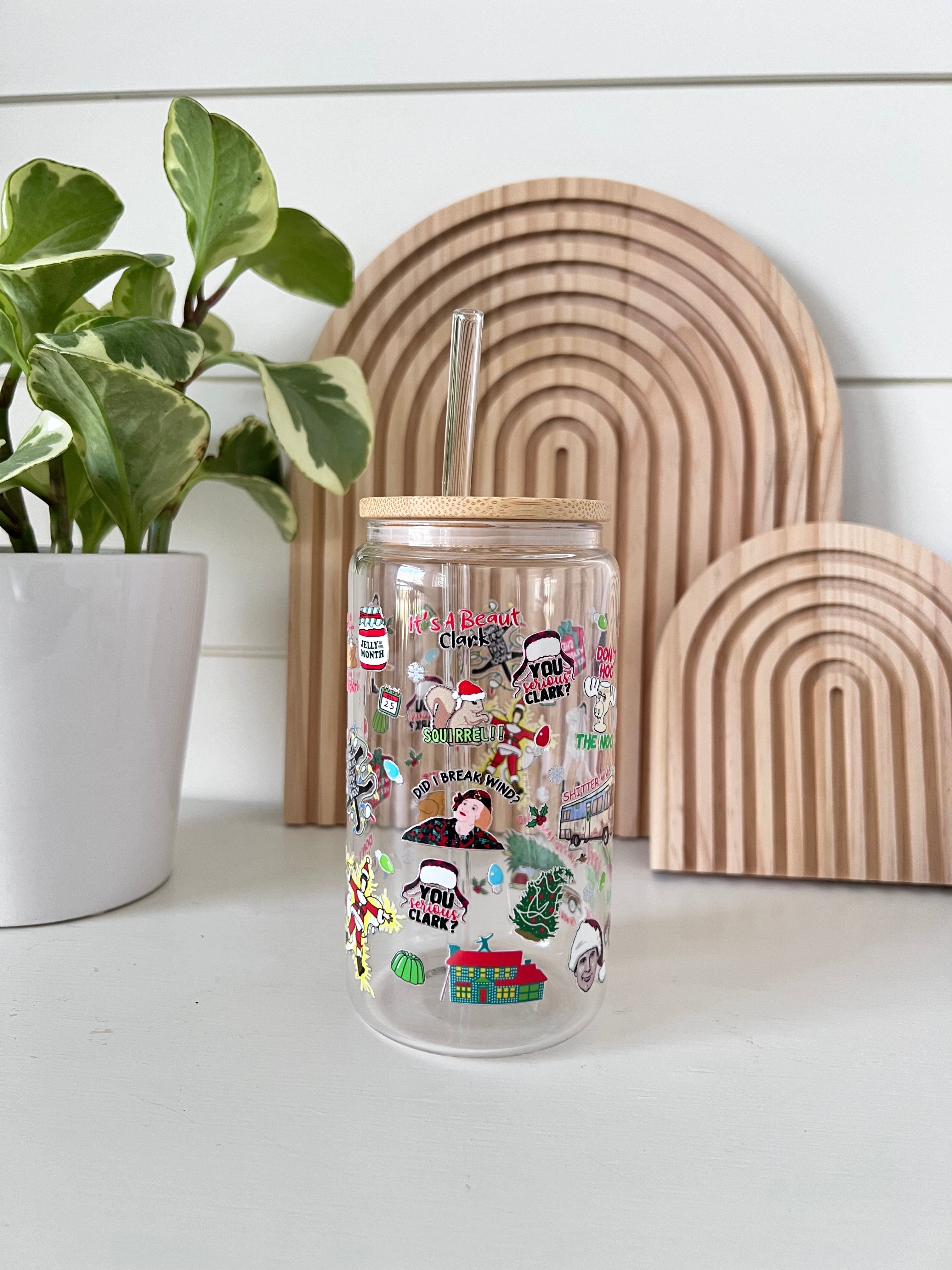 Verre de vacances de Noël