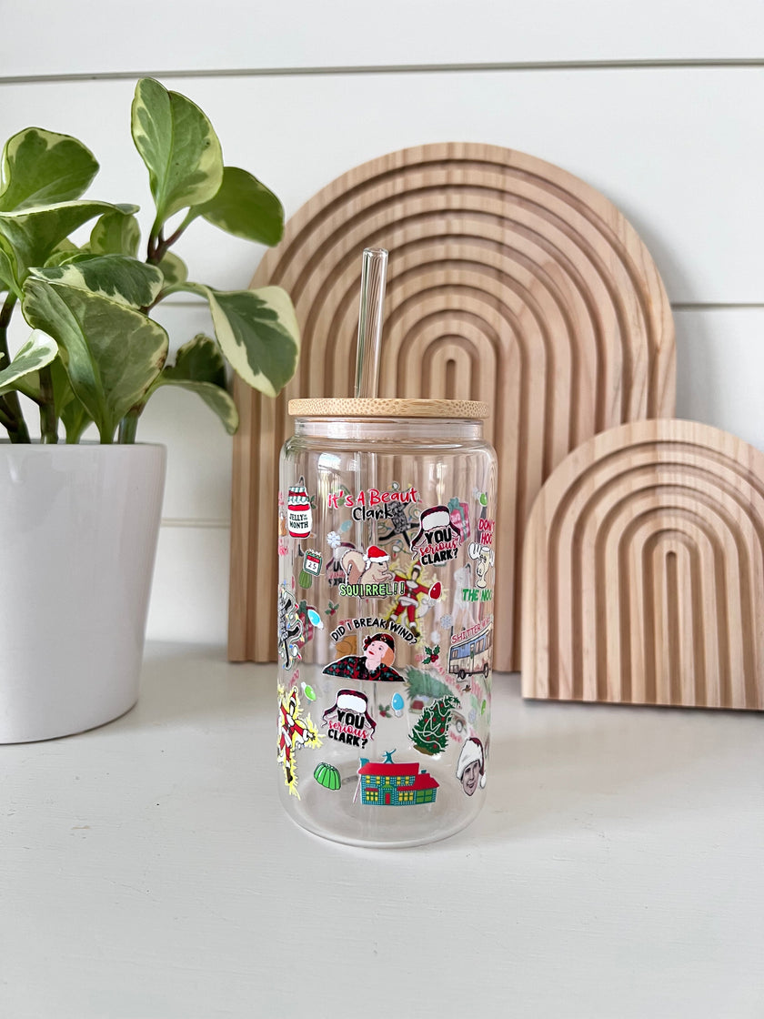 Verre de vacances de Noël