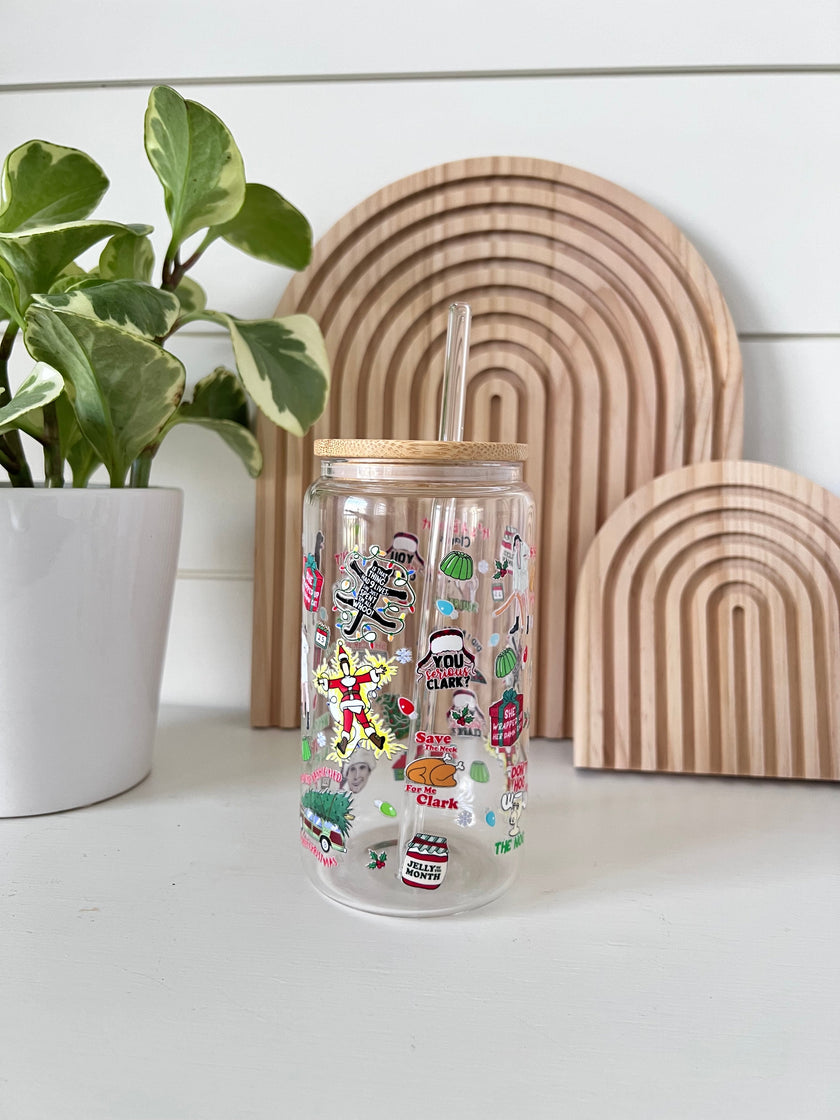 Verre de vacances de Noël