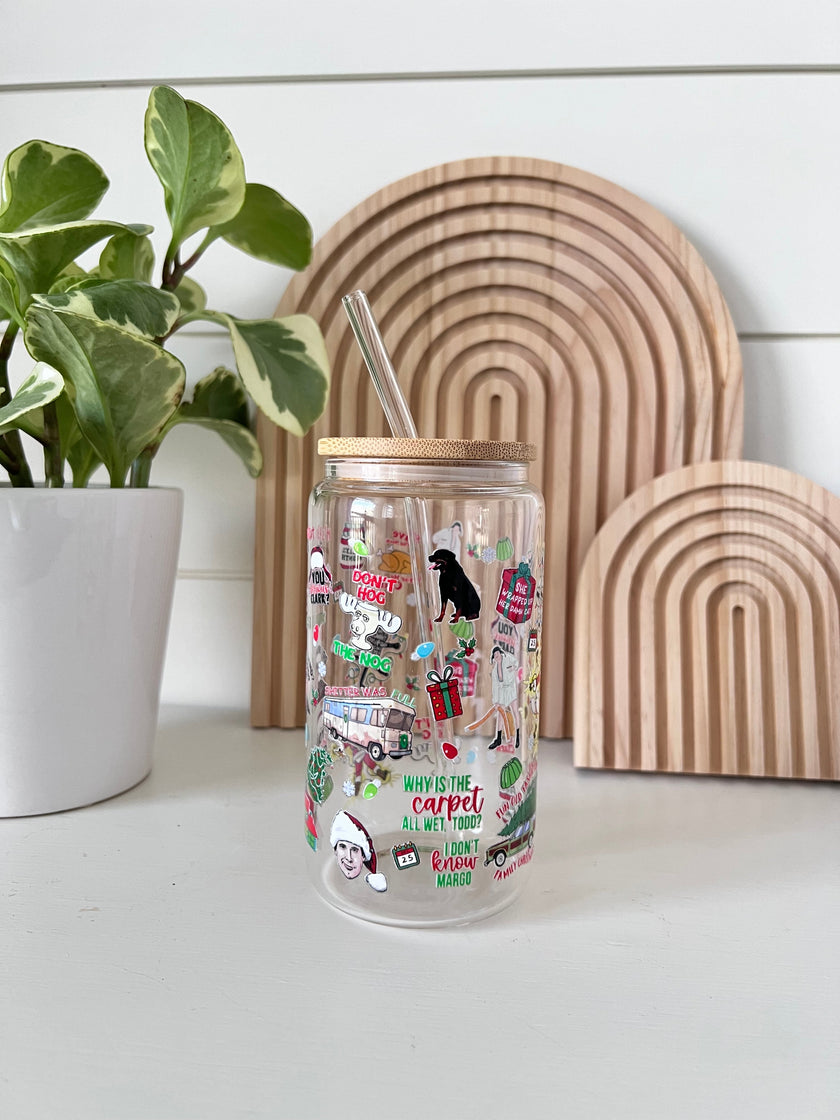 Verre de vacances de Noël