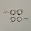 Chunky Silver Hoops 2.0
