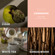Ciderwood Candle | Oak Barrel Cider + Sandalwood