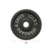Cast Iron Weight Plates - Standard, Olympic in LBs, KGs