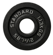 Cast Iron Weight Plates - Standard, Olympic in LBs, KGs