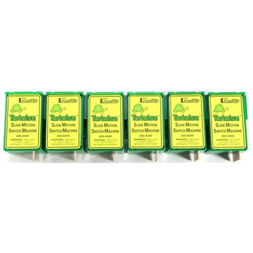 Circuitron 800-6006 Tortoise Slow Motion Switch Machine 6 Piece Value Pack