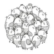 Cute and Playful Patterns Coloring Book (Spiral Edition)