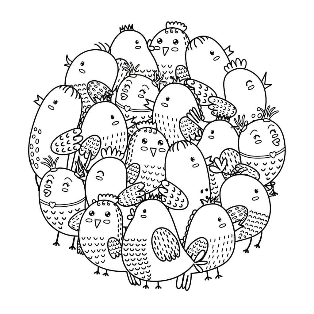 Cute and Playful Patterns Coloring Book (Spiral Edition)