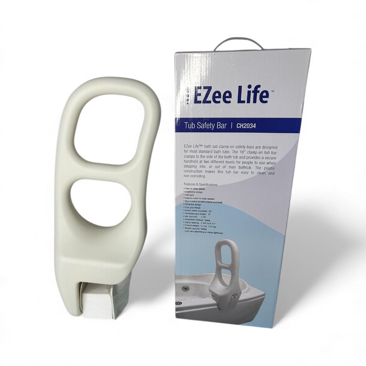 Clamp-on Tub Bar - 16