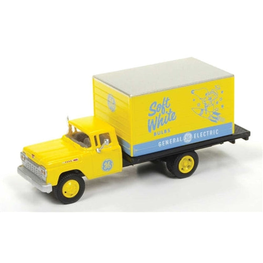 Classic Metal Works - Mini Metals 30484 HO 1960 Ford Box-Body Delivery Truck GE Lamps Assembled NIB