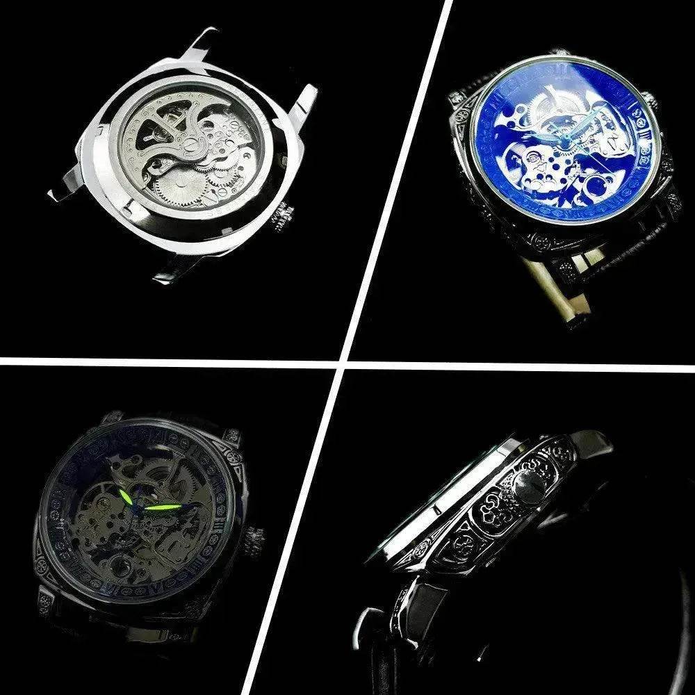 Classy Men's Double-sided Tourbillon Mechanical Watch Luminous