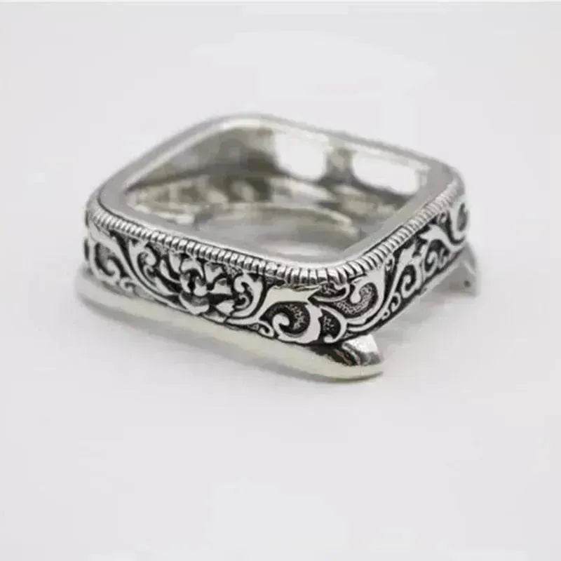 Classy Vintage Carved Watch Protective Case Compatible with Apple Smart Watch